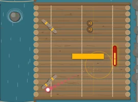 Whitewater: Pong on a raft on the river